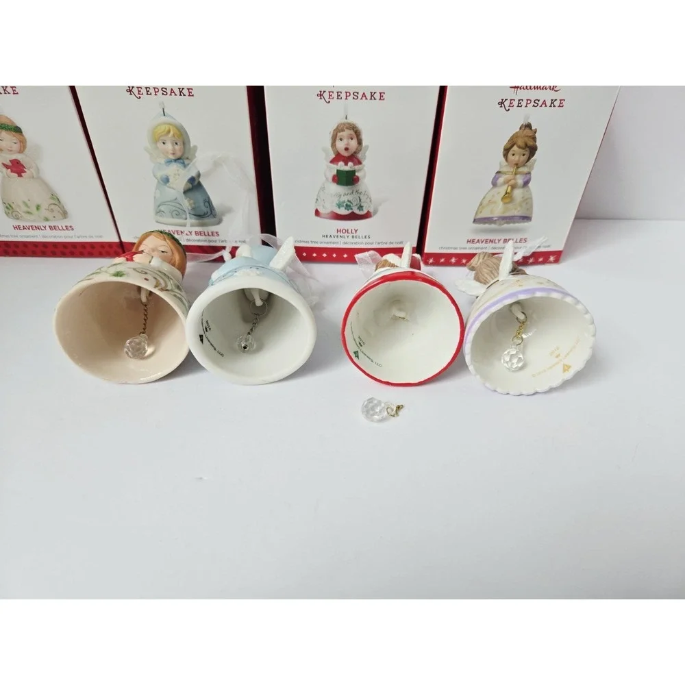 Hallmark Christmas‎ ornament Series Heavenly Belles #1-4